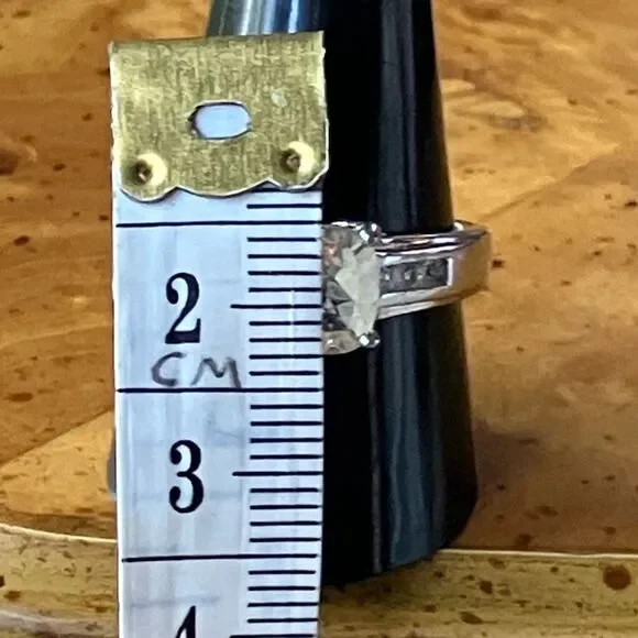 Yellow Labradorite Sterling Silver Ring Size 10 - Picture 8 of 10